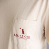 Local Girl Stay Wild T-Shirt for Women in Latte