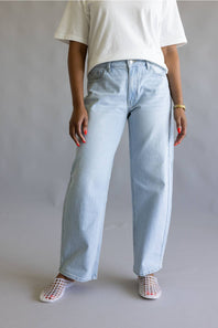 JBD High Rise Slight Barrel Jeans for Women