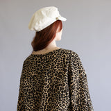 Leopard Pullover for Women in Brown