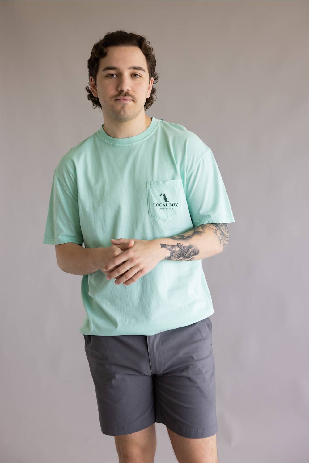 Local Boy 19th Hole T-Shirt for Men in Blue
