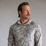 Local Boy Heather Blend Hoodie for Men in Green