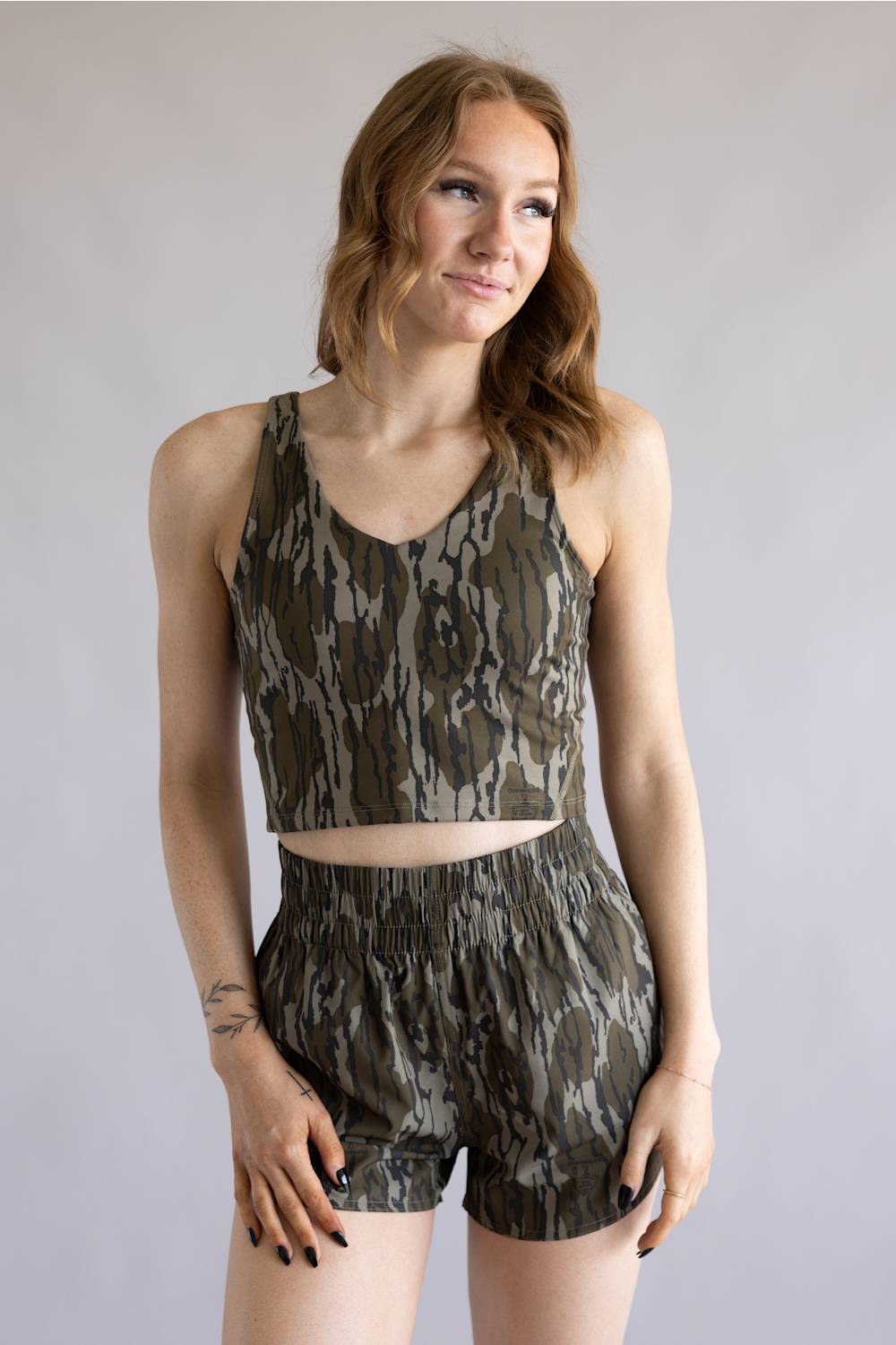 Local Girl Tank Top for Women in Bottomland Camo