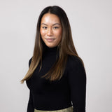 Long Sleeve Turtleneck Top for Women in Black