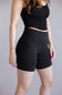 Love Tree Biker Shorts for Women in Black