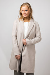 【GENERAL IDEA】New Classic Wool Handmade Long Coat OATMEAL GENERAL IDEA】New Classic Wool Handmade Long Coat OATMEAL