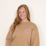 Not Drinking Alone Sweatshirt for Women in Sand