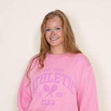 Not That Athletic Club Sweatshirt for Women in Pink