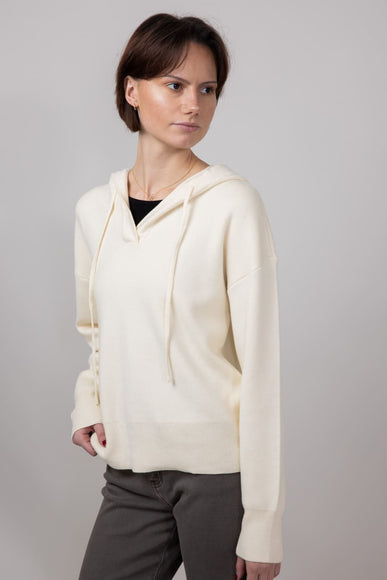 Thread & Supply Lyndon Hooded Sweater for Women in Ivory