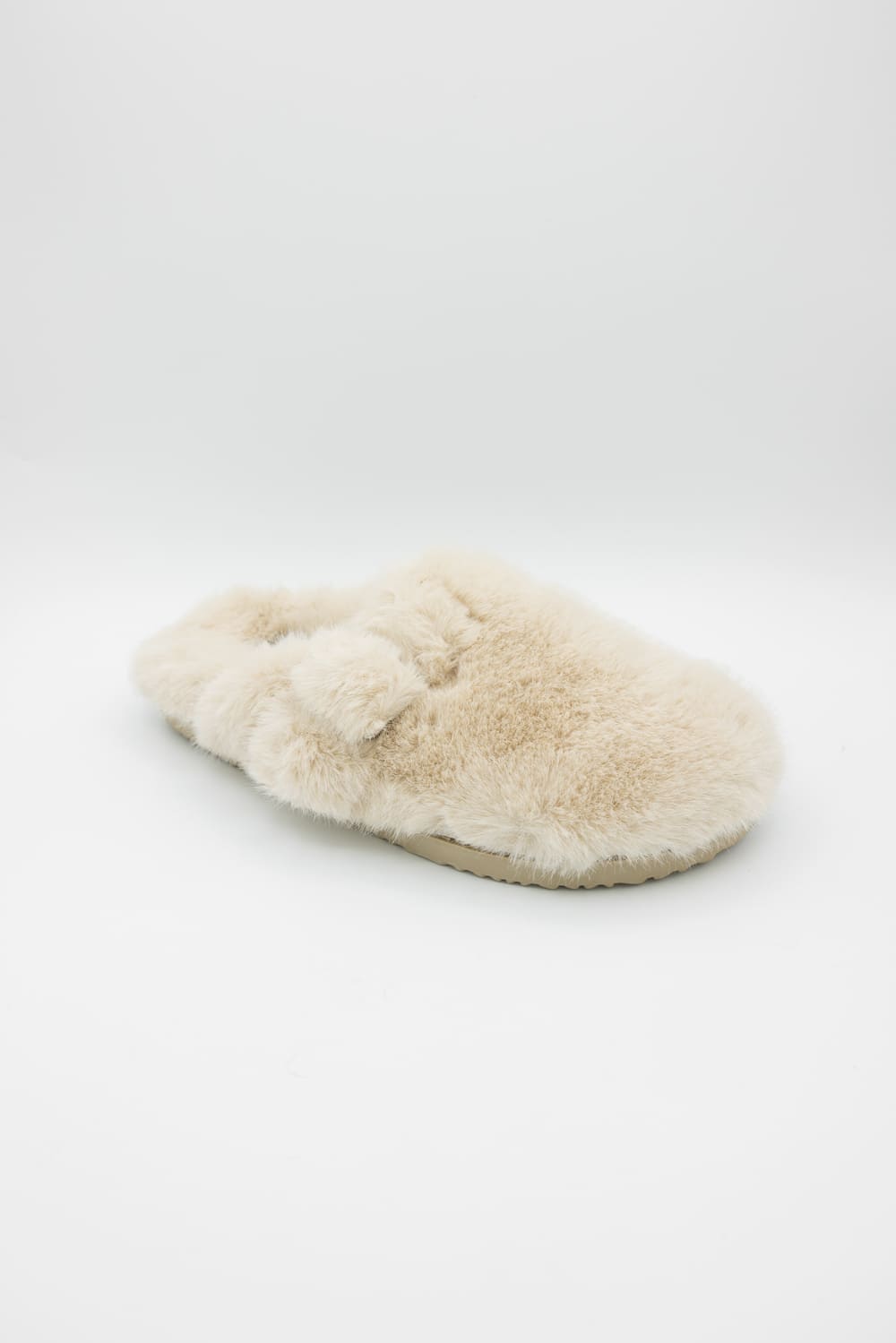 Beach by Matisse Portland Fuzzy Slippers for Women in Natural