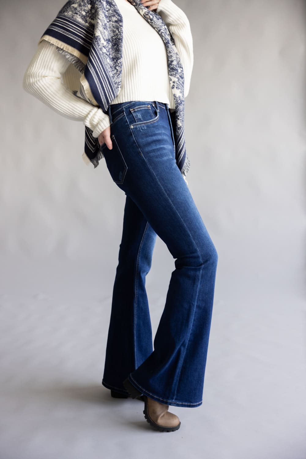 Mica High Rise Flare Jeans for Women