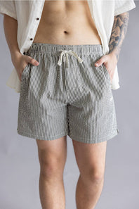 Industrie Coressia Swim Trunks for Men in Dark Sage