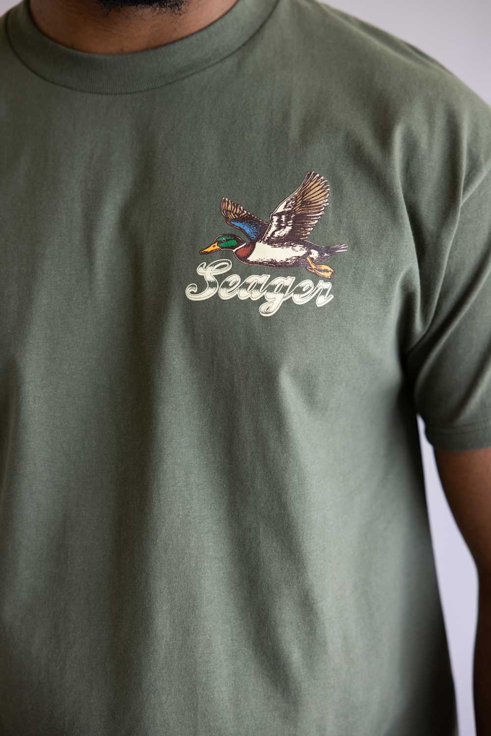 Seager Greenhead T-Shirt for Men in Surplus Green
