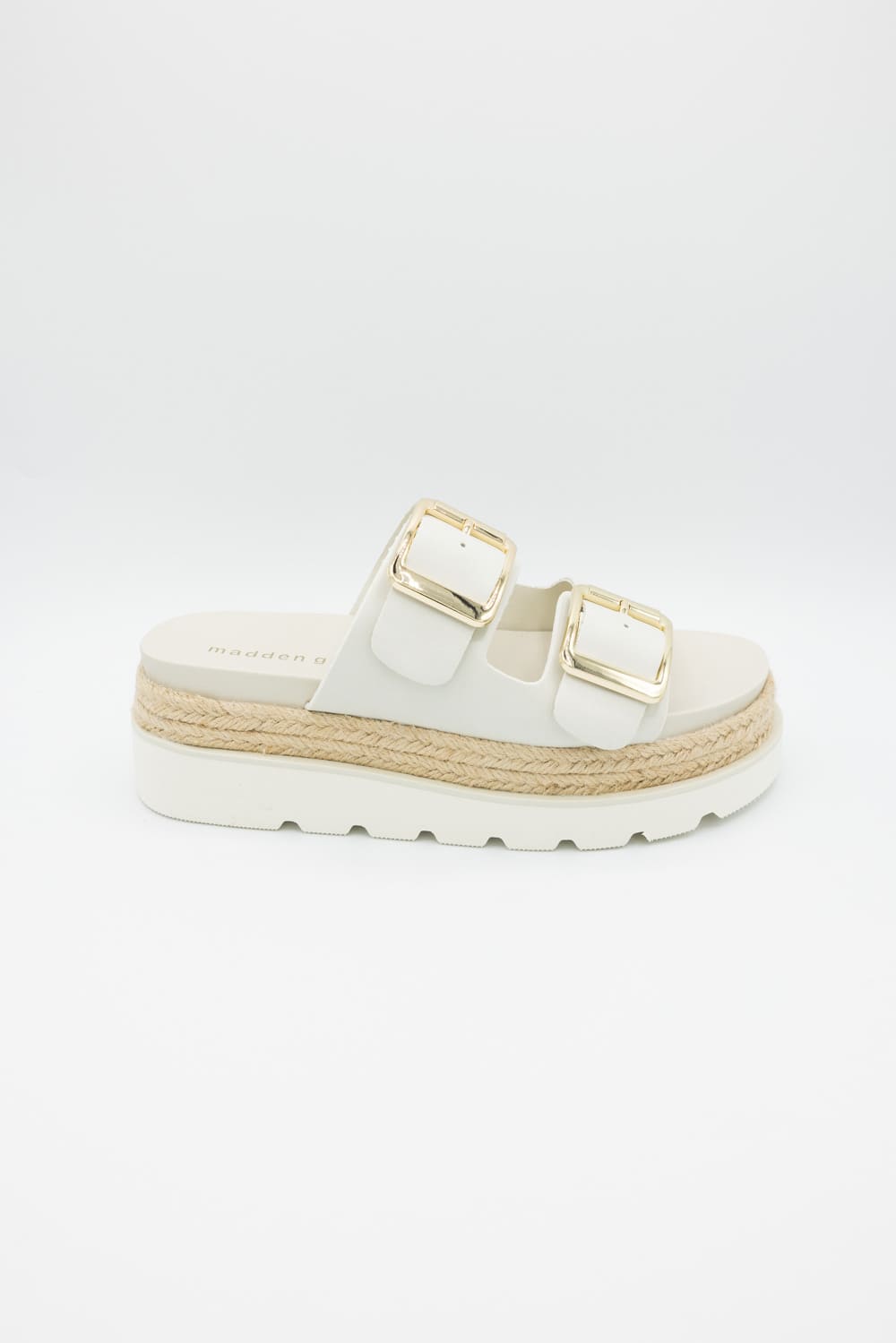 Madden Girl Mythical 2 Band Platform Sandals for Women in