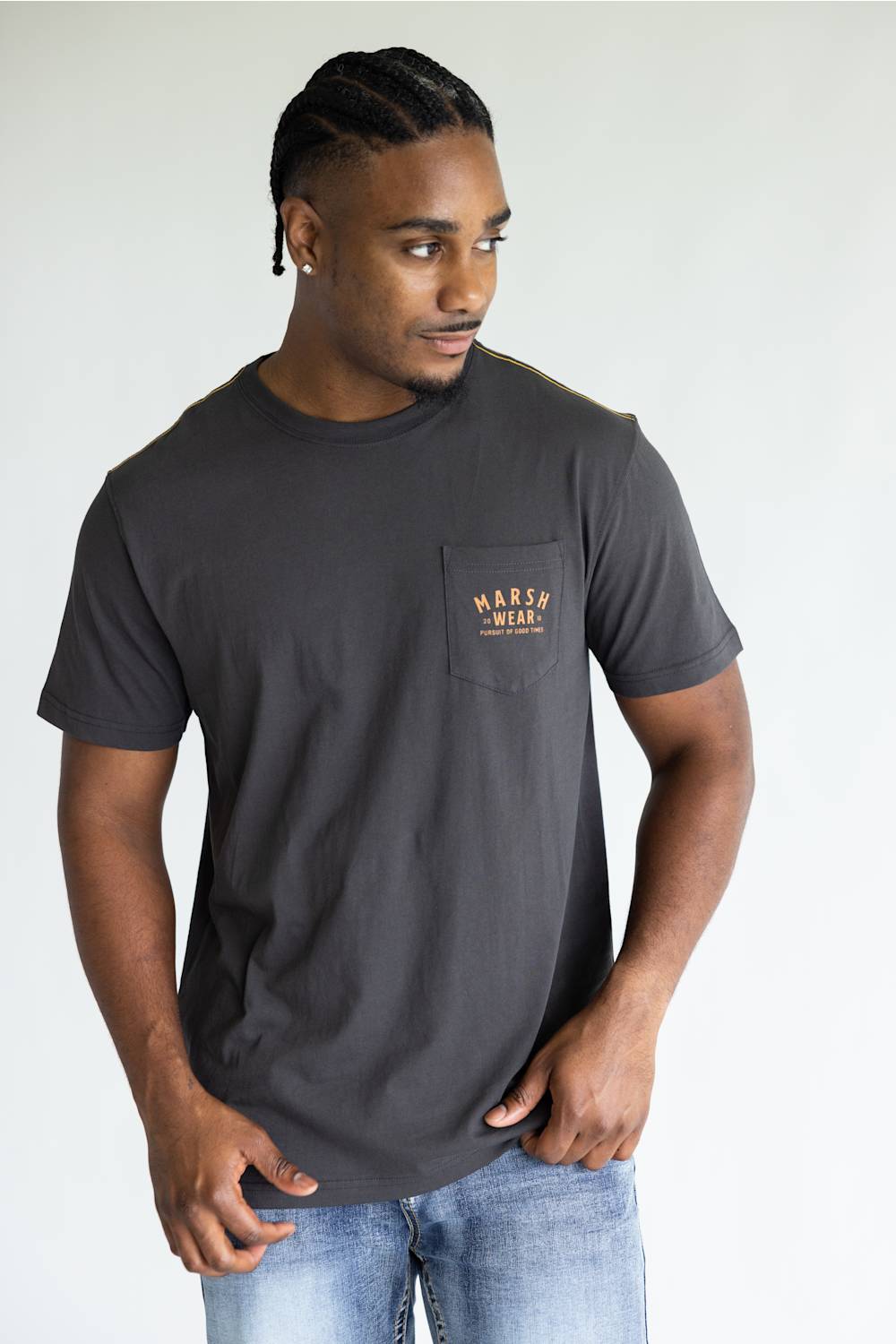 Marsh Wear Alton Camo T-Shirt for Men in Black