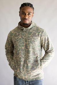 Marsh Wear Fireside Hoodie for Men in Green Mallard Camo