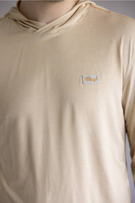 Marsh Wear High Noon Tech Hoodie for Men in New Wheat Heather