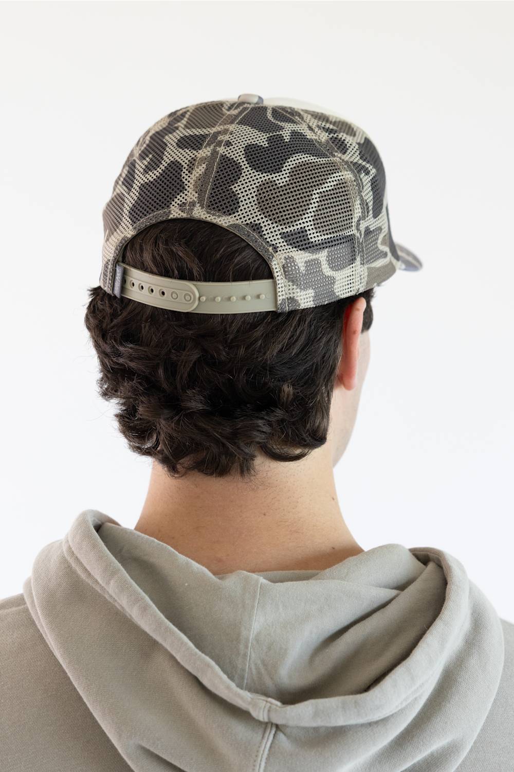 Marsh Wear Outfitter Snapback Hat for Men in Khaki Mallard Camo