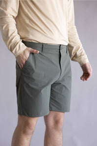 Marsh Wear Prime 8” Shorts for Men in Fossil
