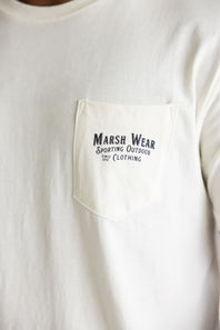 Marsh Wear Sportsman T-Shirt for Men in Vintage White