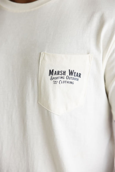 Marsh Wear Sportsman T-Shirt for Men in Vintage White