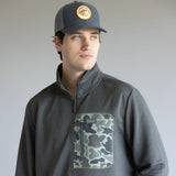 Marsh Wear Sullivan ¼ Zip Pullover for Men in Ash Grey