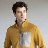 Marsh Wear Sullivan ¼ Zip Pullover for Men in Yellow Gold