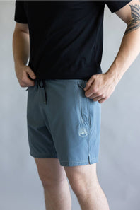 Marsh Wear TideLock 7.5” Boardshorts for Men in Goblin Blue