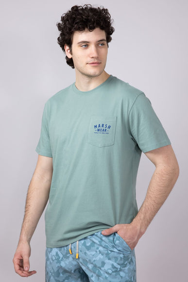 Marsh Wear Alton Camo T-Shirt for Men in Trellis