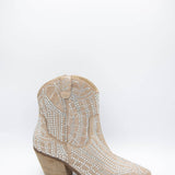 Matisse Heidi Rhinestone Cowboy Booties for Women in Natural