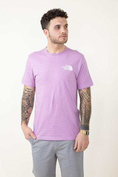  The North Face Box NSE T-Shirt for Men in Purple