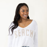 Miracle Beach Sweater for Women in White