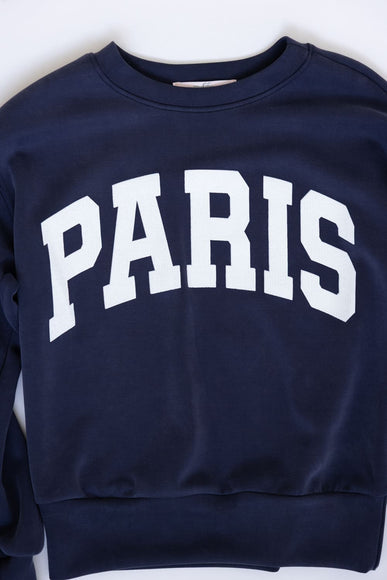 Moa Moa Paris Sweatshirt for Girls in Navy