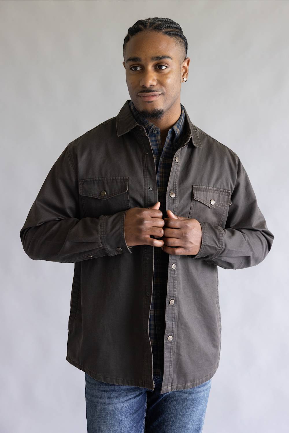 North River Ranch Jacket for Men in Dark Brown | NRM8083-DBROWN