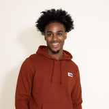 North Face Heritage Patch Hoodie for Men in Brown
