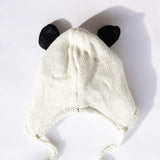 Novelty Kids Animal Hat in Cream Panda
