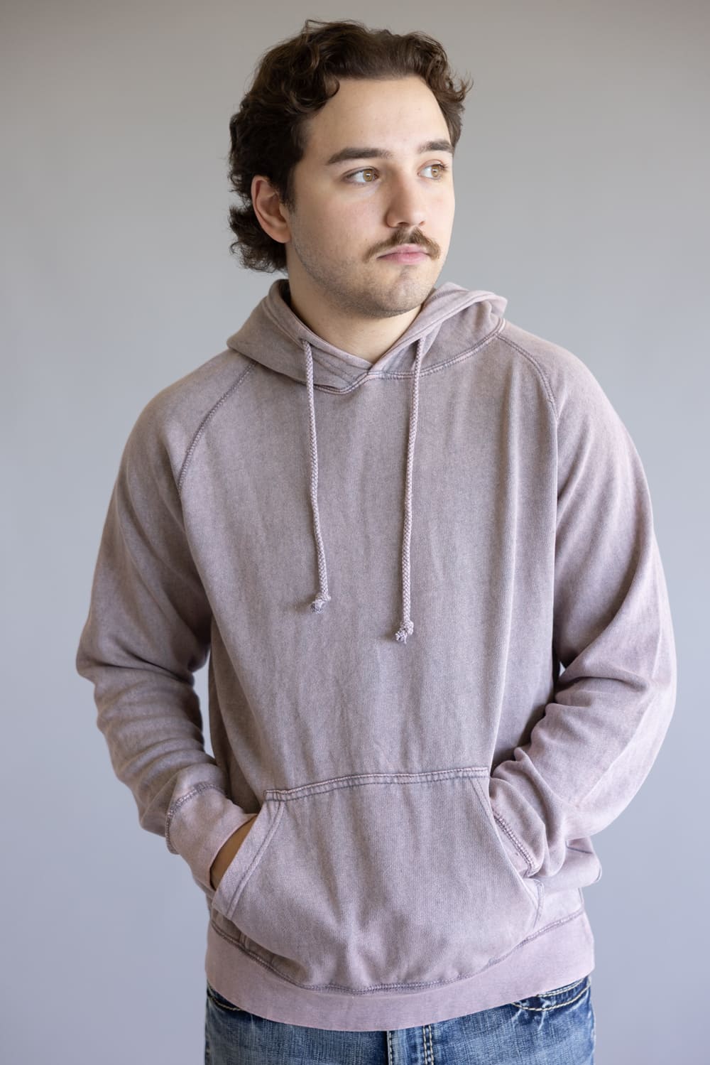  Mineral Wash Hoodie in Cedar 