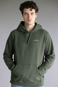 Patagonia Men’s Boardshort Logo Uprisal Hoodie in Green