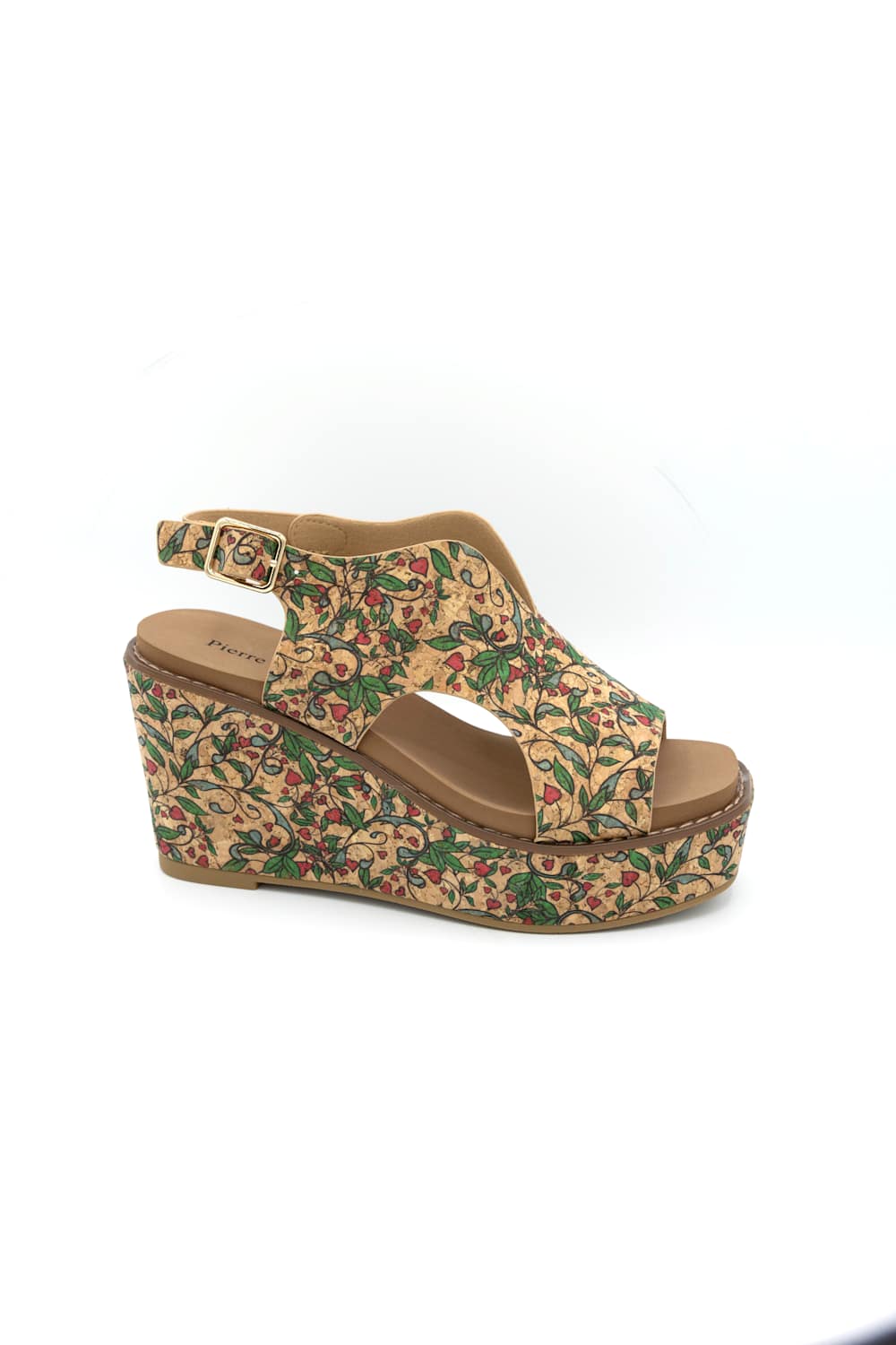 Pierre Dumas Flynn Wedges for Women in Lime Combo