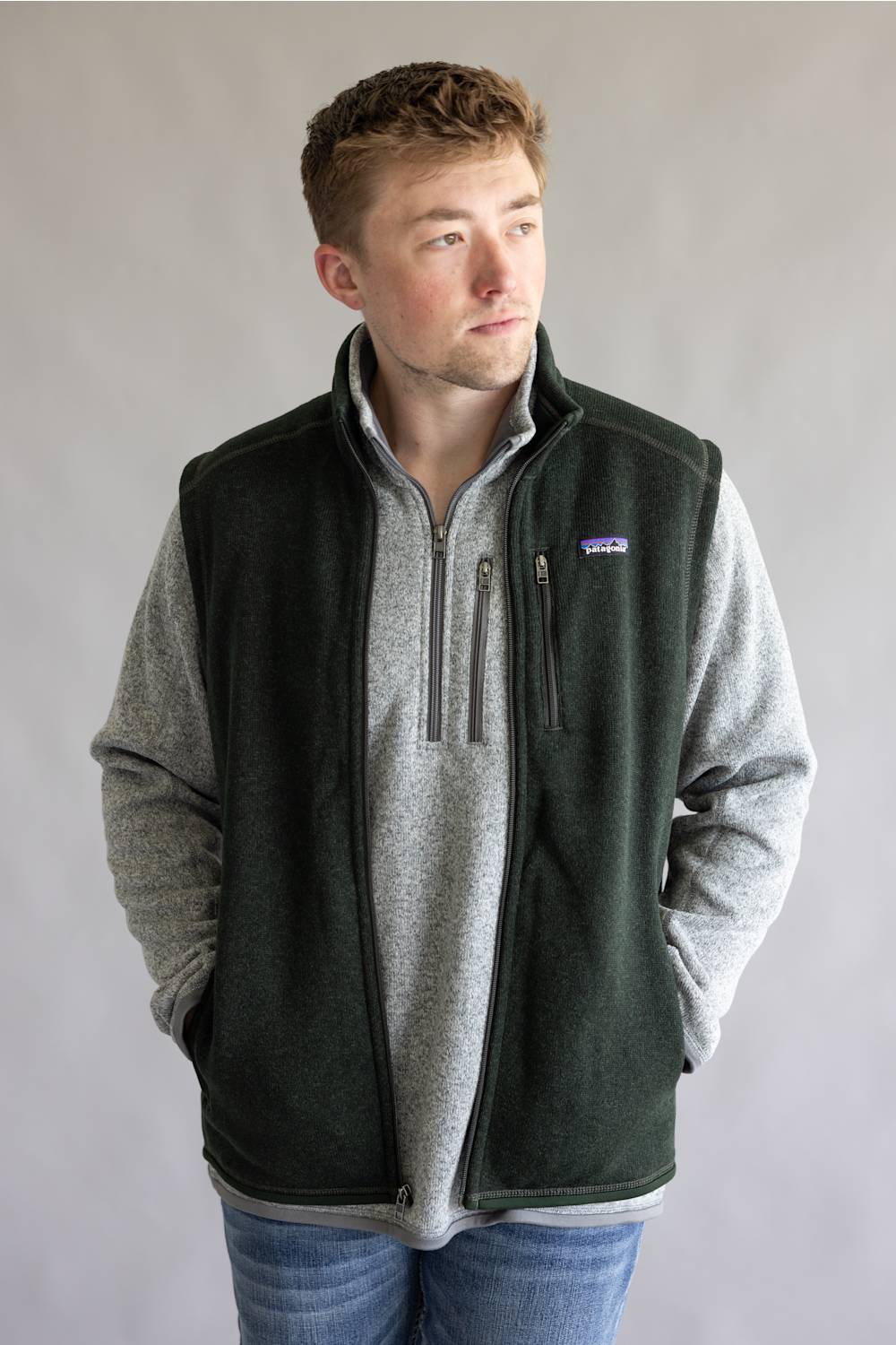 Patagonia Men’s Better Sweater Fleece Vest in Green