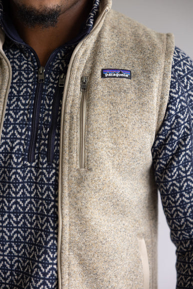 Patagonia Men’s Better Sweater Fleece Vest in Seabird Grey