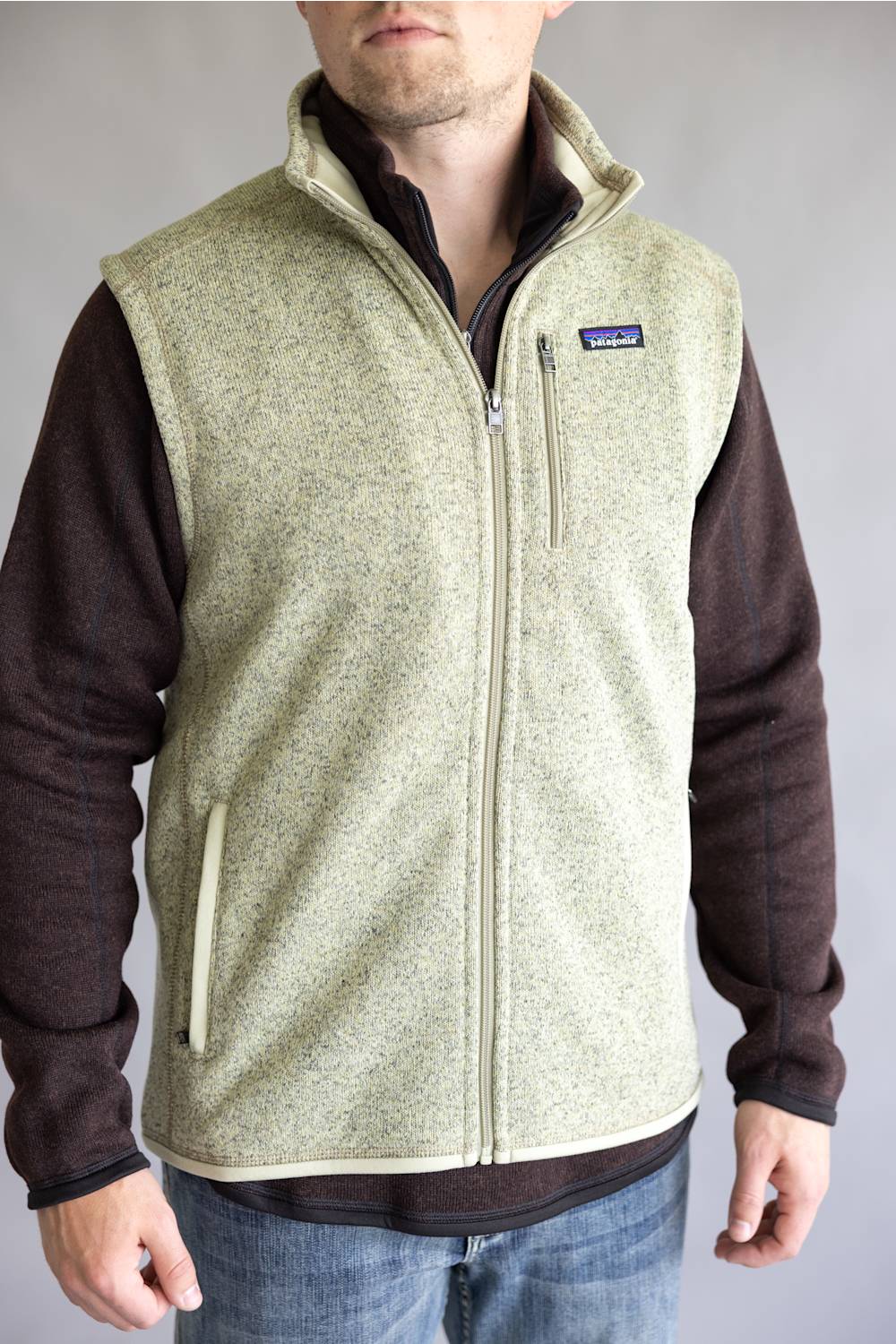 Patagonia Men’s Better Sweater Fleece Vest in Weathered Stone | 25882-WSTO-STONE