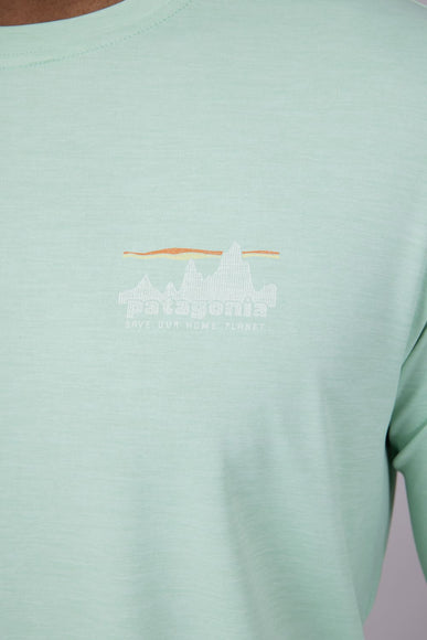 Patagonia Men’s Capeliene Cool Daily Graphic T-Shirt for Men in Green