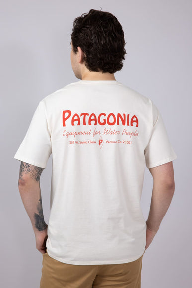 Patagonia Men’s Water People Pocket Graphic T-Shirt in Natural
