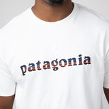 Patagonia Men’s ’73 Logo T-Shirt in Birch White