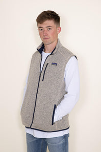 Patagonia Men’s Better Sweater Fleece Vest in Tan