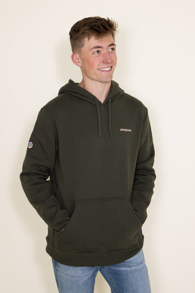 Patagonia Men’s Fitz Roy Icon Uprisal Hoodie in Green