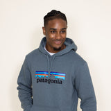 Patagonia Men’s P-6 Logo Uprisal Hoodie in Green Blue