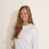 Patagonia Women’s Long Sleeve How To Slide Responsibili-Tee in White