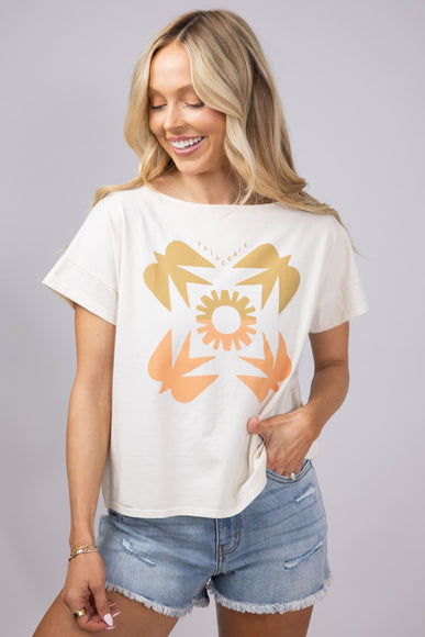 Patagonia Women’s Sunfirst Relaxed Drop Sleeve T-Shirt for Women in Natural