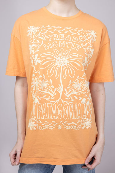 Patagonia Women’s Tread Lightly Oversized Organic T-Shirt for Women in Heirloom Peach